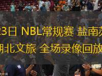 08月23日 NBL常規(guī)賽 鹽南蘇科雄獅vs湖北文旅 全場(chǎng)錄像回放